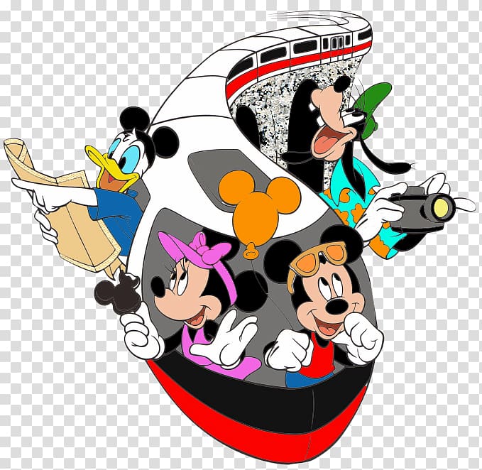 Monorail Mickey Mouse Minnie Mouse Magic Kingdom, mickey mouse transparent background PNG clipart