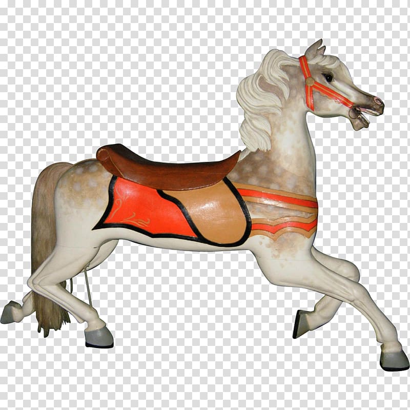 Horse C.W. Parker Carousel Museum Collectable Vintage Carousel, horse transparent background PNG clipart