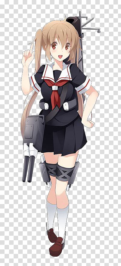 Kantai Collection Japanese destroyer Murasame Shiratsuyu-class destroyer Japanese destroyer Harusame, nice to meet you transparent background PNG clipart