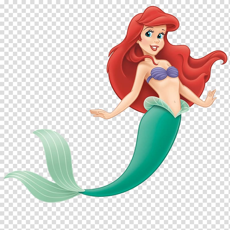 Disney Ariel, Mermaid Cartoon transparent background PNG clipart