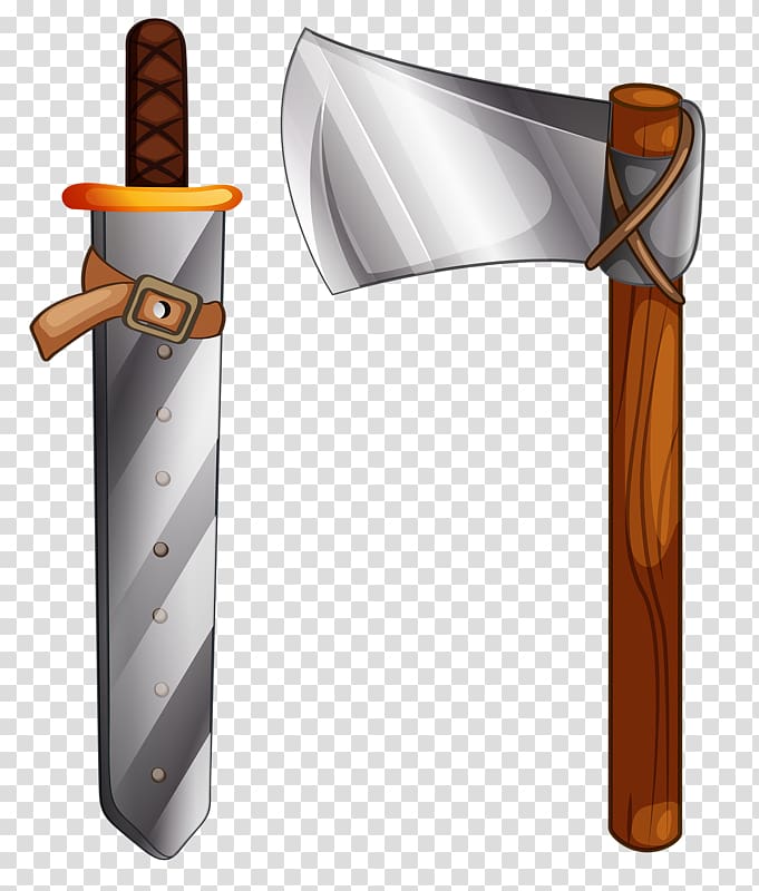 Shield Weapon Euclidean , Sword ax transparent background PNG clipart
