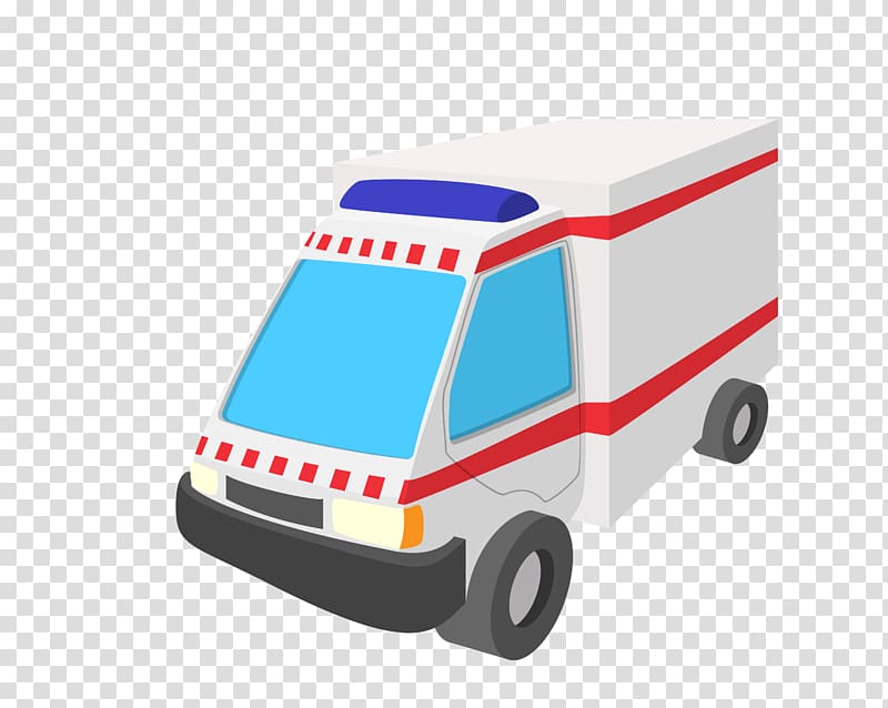 Caricature Euclidean Icon, cartoon ambulance material transparent background PNG clipart