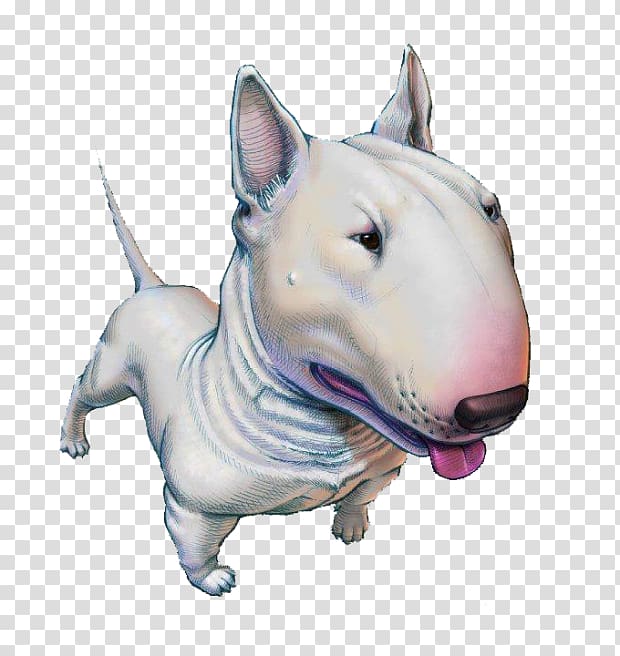 Miniature Bull Terrier Bull and Terrier Old English Terrier Dog breed, Terrier transparent background PNG clipart