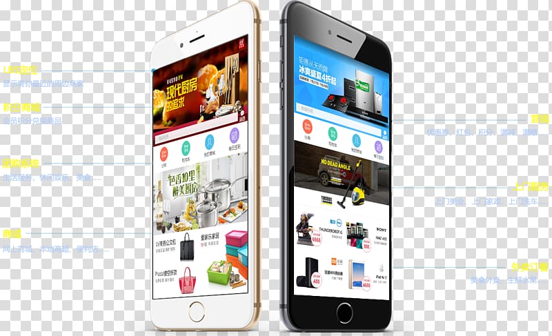 Online to offline Mobile Phones E-commerce Information B2B2C, o2o transparent background PNG clipart