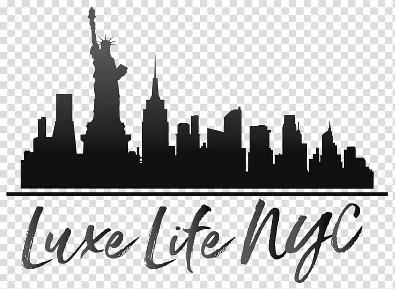 New York City Skyline Watercolor painting Silhouette, new york city transparent background PNG clipart
