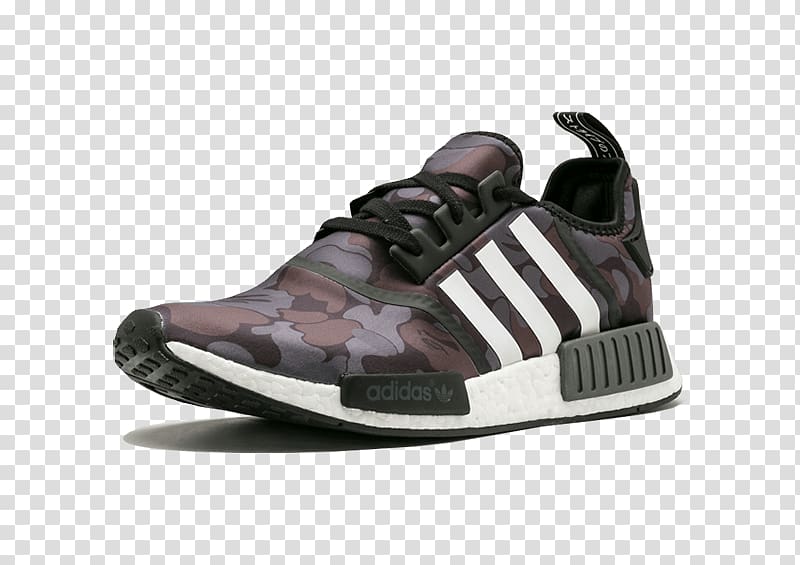 Adidas NMD R1 BAPE Green Camo Nomad Runner BA7326, Many Sizes A Bathing Ape Sports shoes Mens Adidas Originals NMD R1, Cardboard Trainers, JD Sports, adidas transparent background PNG clipart