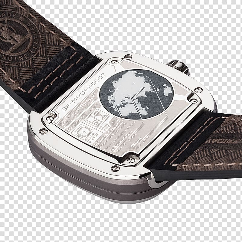 Miyota 8215 Sevenfriday M2/02 Automatic watch, watch transparent background PNG clipart