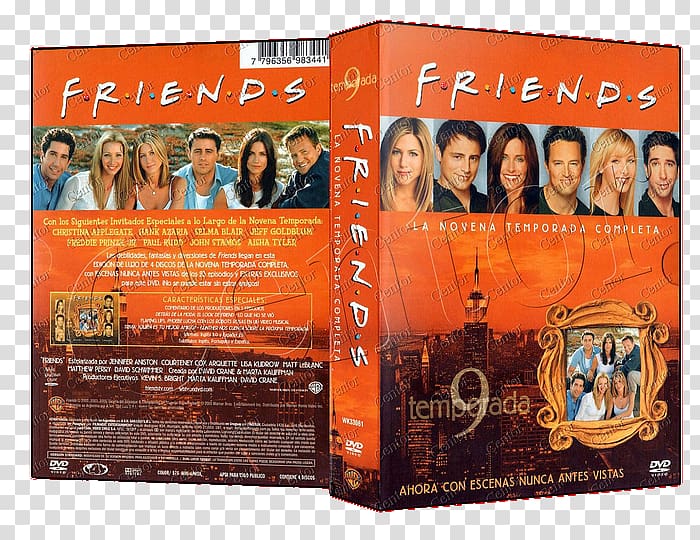 Friends, Season 9 Television show DVD Episode, dvd transparent background PNG clipart