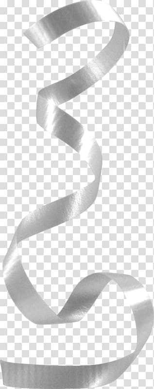 Ribbon Silver , Silver Ribbon transparent background PNG clipart