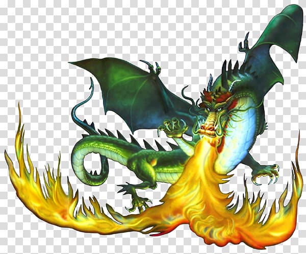 Fire breathing Dragon , Green Dragon S transparent background PNG clipart