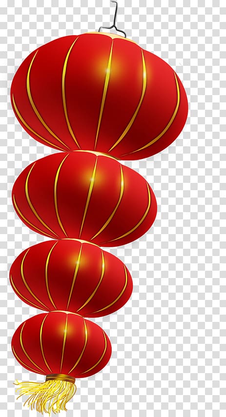 Chinese New Year Lantern Festival, Chinese New Year festive lanterns transparent background PNG clipart