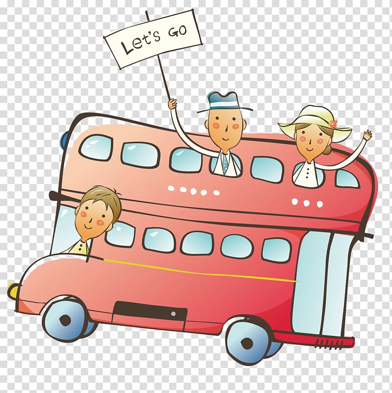 Double-decker bus Bus stop, double decker bus transparent background PNG clipart