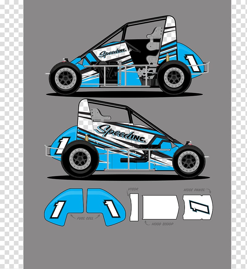 sprint car design template