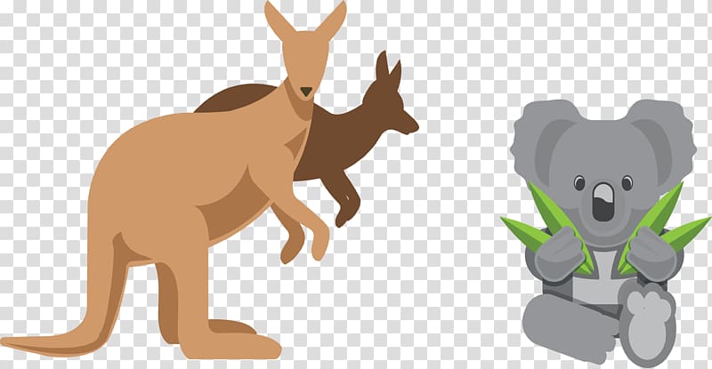 Australia Euclidean Icon design Icon, Australian Kangaroo Koala transparent background PNG clipart
