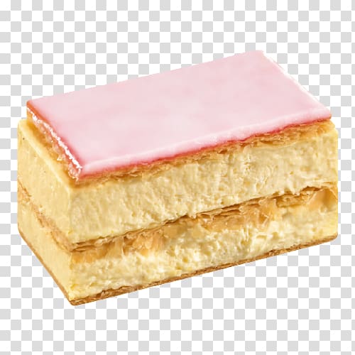 Mille-feuille Cremeschnitte Puff pastry Torte Petit four, cake transparent background PNG clipart