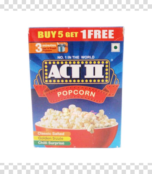 Corn flakes Kettle corn Act II Microwave popcorn, popcorn transparent background PNG clipart