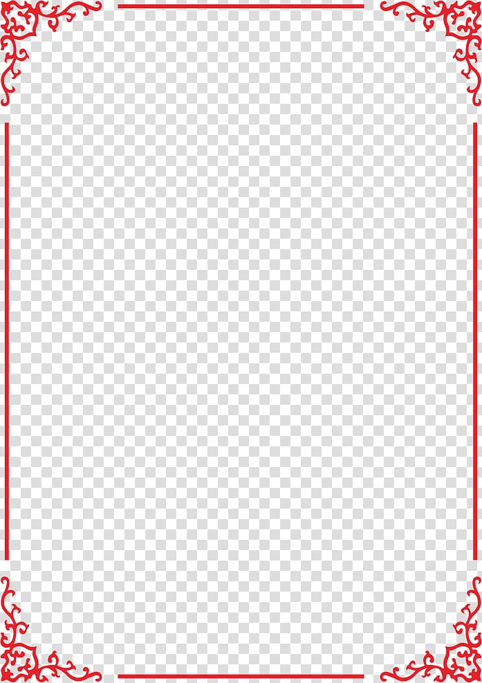 red border line illustration, Red Google s, frame,Red border,European Border,Borders book transparent background PNG clipart