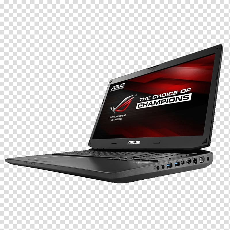 Laptop Republic of Gamers ASUS ROG G750 GeForce, Laptop transparent background PNG clipart