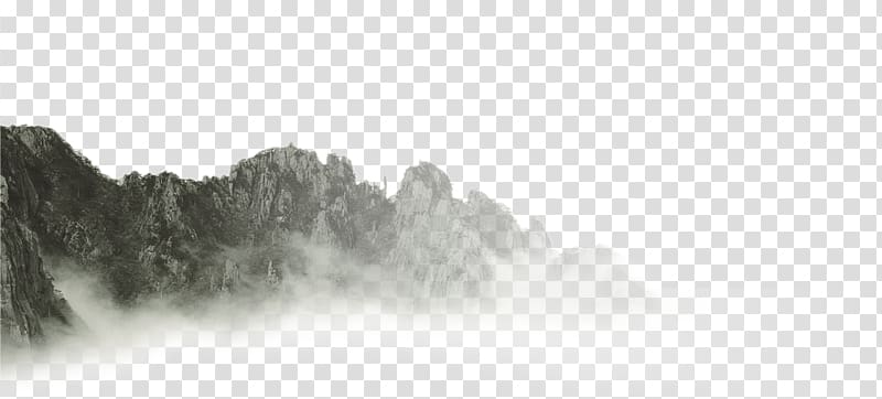mountain with fogs, Ink wash painting Shan shui Fundal Chinoiserie, China Wind Mountain transparent background PNG clipart