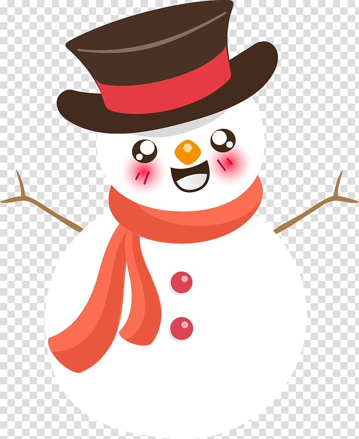 Snowman , Cute Snowman transparent background PNG clipart