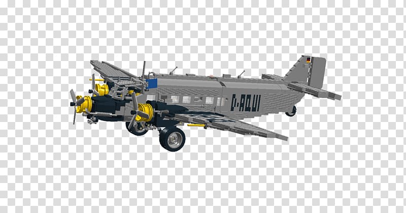 Bomber Junkers Ju 52/3m D-AQUI Airplane, airplane transparent background PNG clipart
