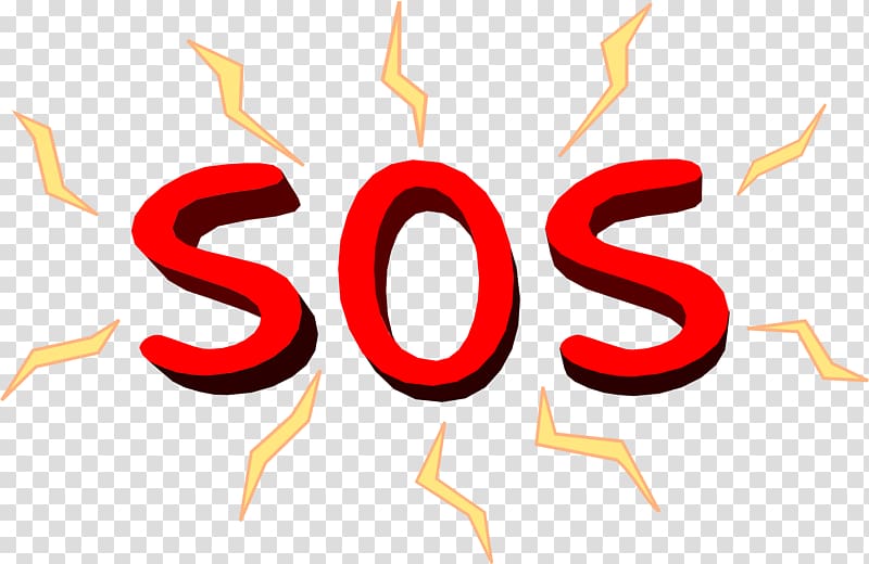 SOS Symbol Distress signal , SOS transparent background PNG clipart