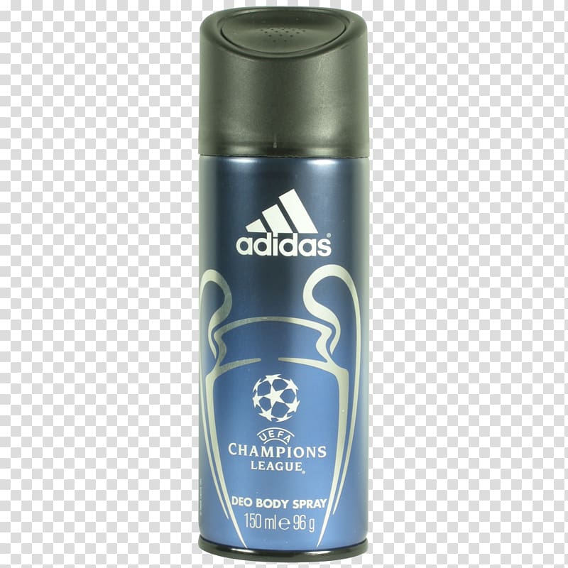 UEFA Champions League Body spray Deodorant Adidas Perfume, spray transparent background PNG clipart
