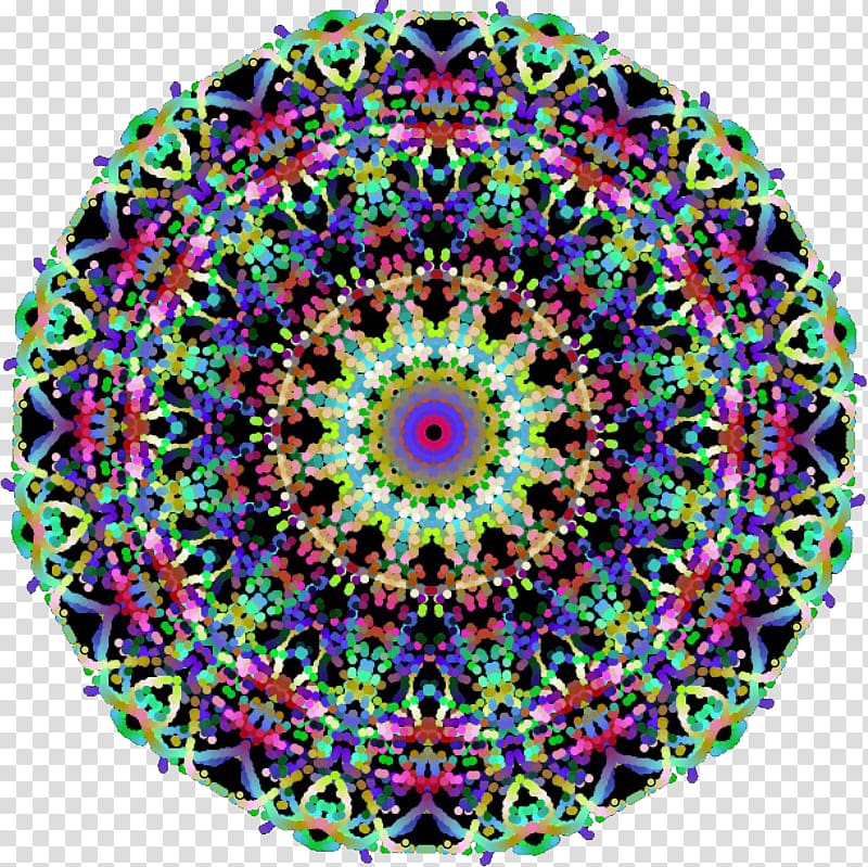 Mandala Color symbolism Communication Hinduism, yoga pattern transparent background PNG clipart