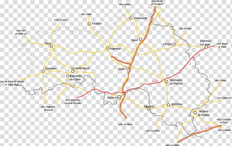 Comprehensive School Auguste Chevalier Map Domfront Société des Autoroutes Rhône-Alpes S.A., Transport Routier De Marchandises transparent background PNG clipart