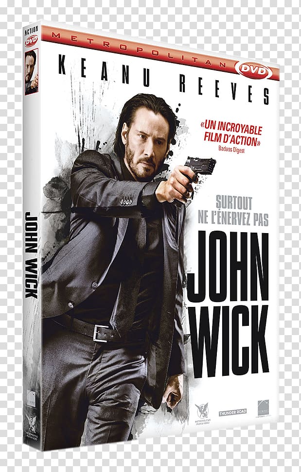 Keanu Reeves John Wick DVD Amazon.com Action Film, dvd transparent background PNG clipart