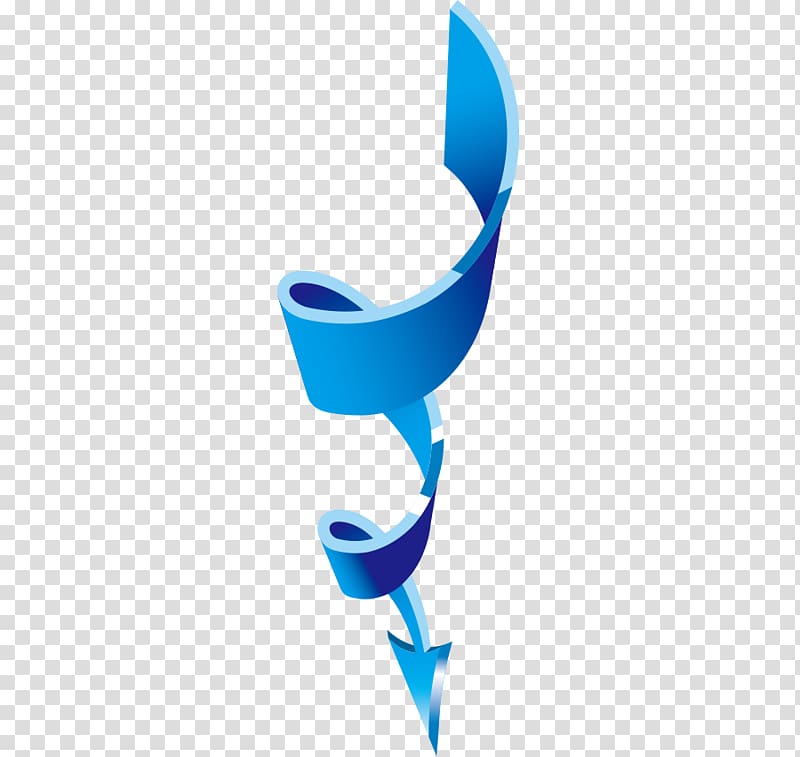 Arrow Euclidean , blue arrow stereoscopic 3D transparent background PNG clipart