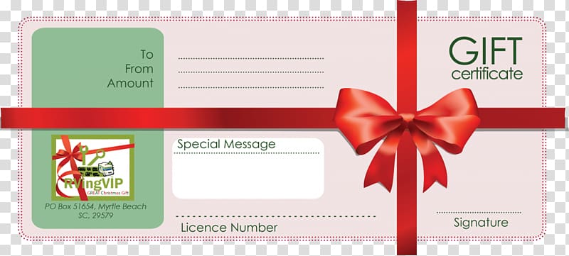 Gift card Template Voucher, gift transparent background PNG clipart