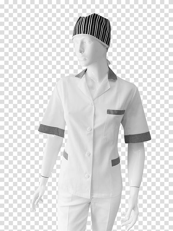 Chef's uniform Outerwear Sleeve, rever transparent background PNG clipart