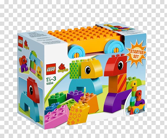 LEGO DUPLO Creative Play Toddler Build and Pull Along Play Set Toy, toy transparent background PNG clipart