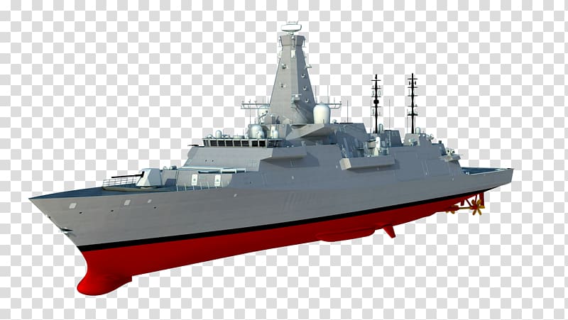 Ship Type 26 frigate Navy Type 997 Artisan radar, ships transparent background PNG clipart