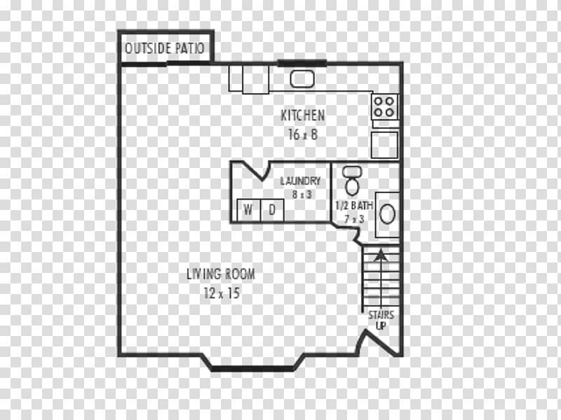 Aspen Hills Apartment Floor plan, Bath plan transparent background PNG clipart