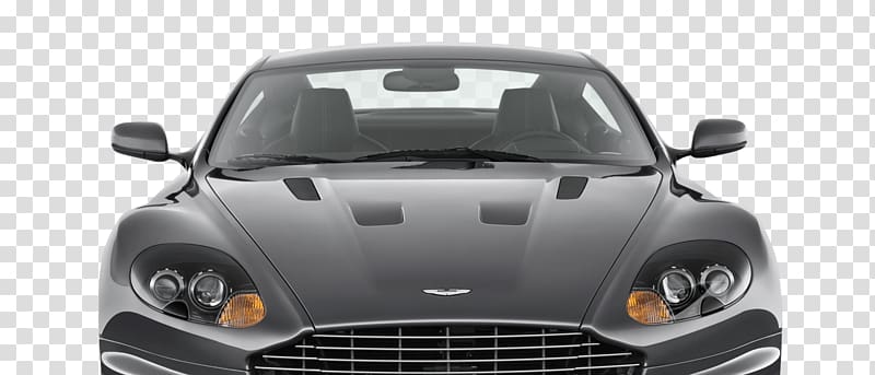 gray Aston Martin car, Db9 Front Aston Martin transparent background PNG clipart