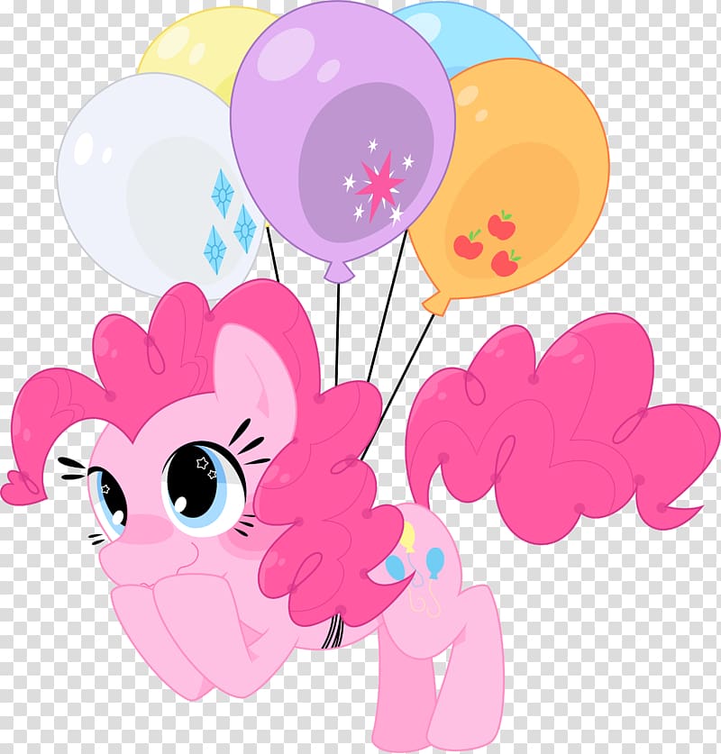 pink My Little Pony , Pinkie Pie My Little Pony Spike, unicorn birthday transparent background PNG clipart