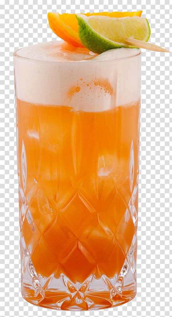 Orange drink Sea Breeze Sour Long Island Iced Tea Cocktail, gin fizz transparent background PNG clipart