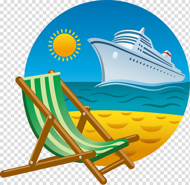 Adirondack, ship, and sun illustration, Cruise ship Cartoon , Cruise ship transparent background PNG clipart