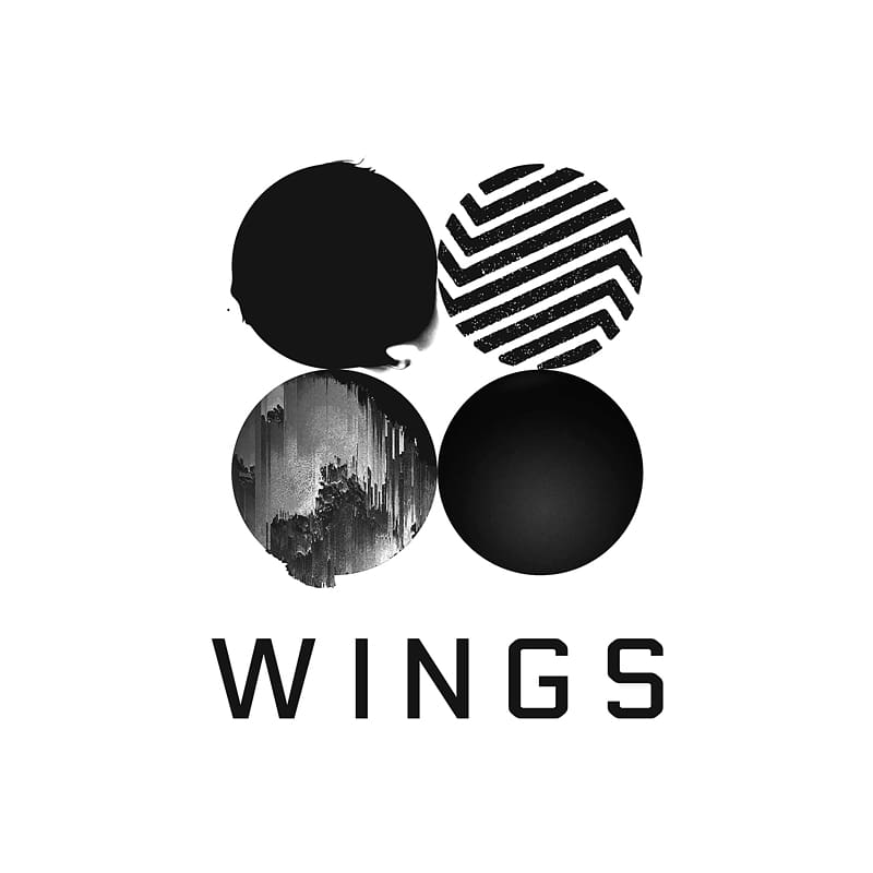 wings logo , BTS Wings Album Love Yourself: Her K-pop, cover transparent background PNG clipart