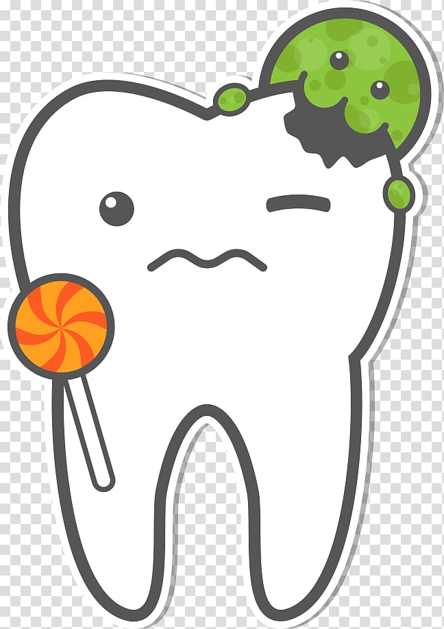 white tooth , Tooth decay Cartoon Dentistry, teeth and worms transparent background PNG clipart