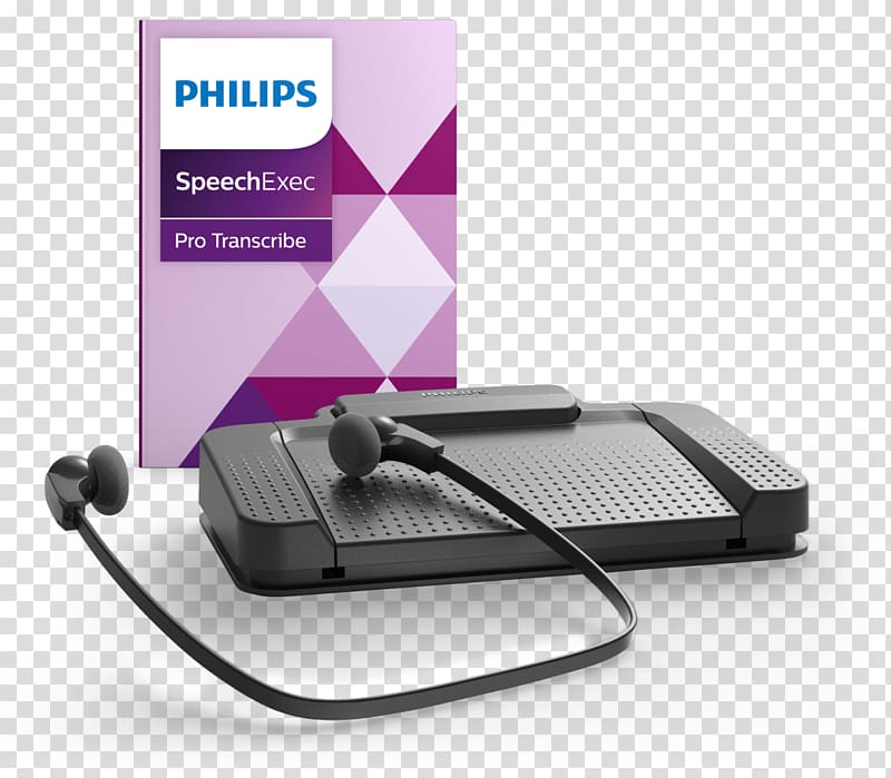 Transcription machine Philips Transcription Kit LFH7277/07 Digital dictation, Voz transparent background PNG clipart