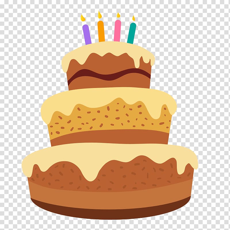 Birthday cake Frosting & Icing Layer cake , cartoon birthday transparent background PNG clipart