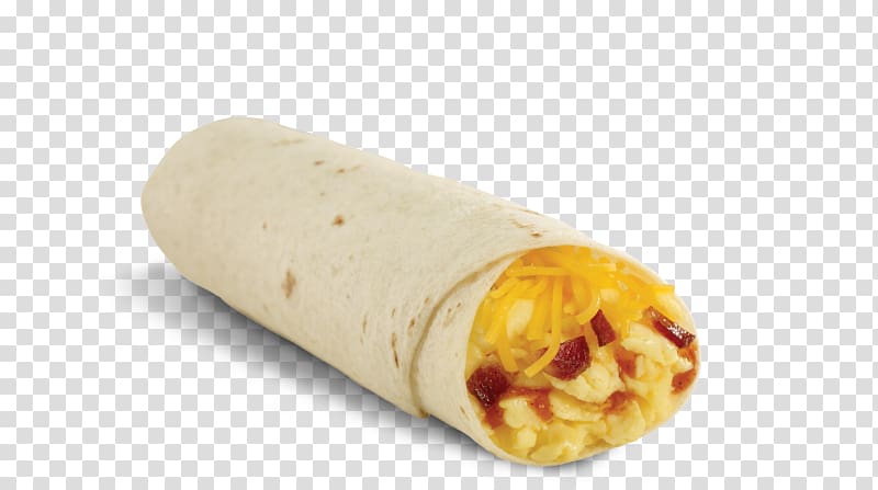 Breakfast burrito Taco Bacon, egg and cheese sandwich, breakfast transparent background PNG clipart