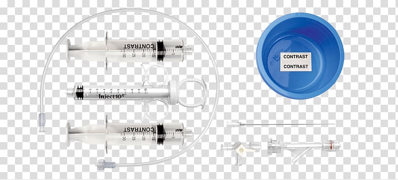 Medicine Syringe Contrast agent Catheter Intravenous therapy, syringe transparent background PNG clipart