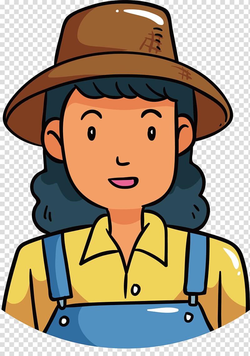 Straw hat , A straw hat worker transparent background PNG clipart
