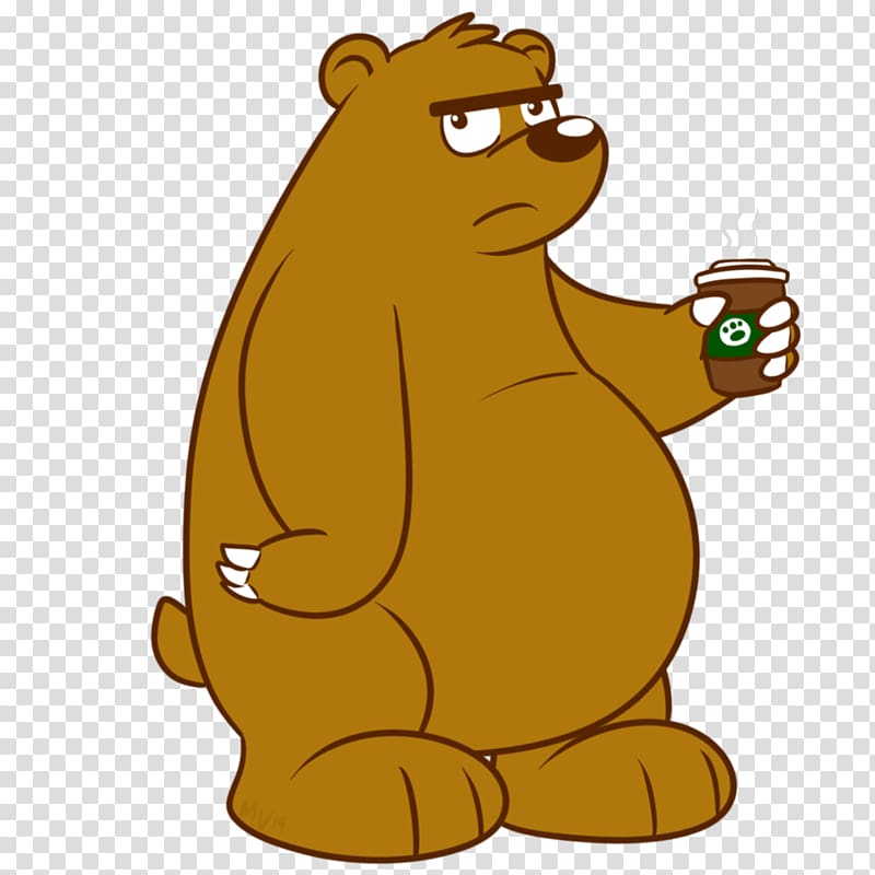 American black bear Coffee Grizzly bear Teddy bear, bear transparent background PNG clipart