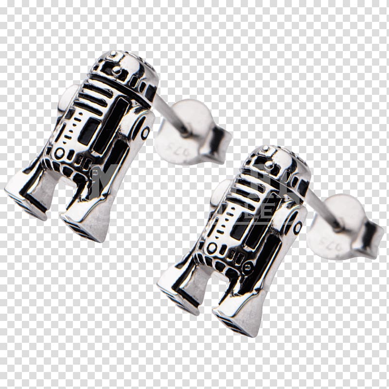 Earring R2-D2 Anakin Skywalker BB-8 Clothing Accessories, r2d2 transparent background PNG clipart