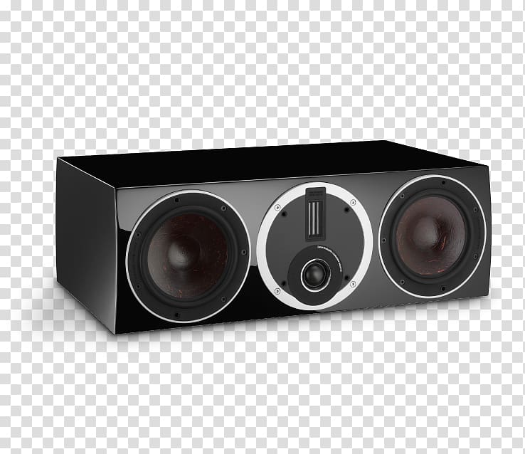 Danish Audiophile Loudspeaker Industries Home Theater Systems Rubicon Center channel, finish transparent background PNG clipart